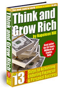 Think and Grow Rich - Napoleon Hill book - self help, self improvement, motivational