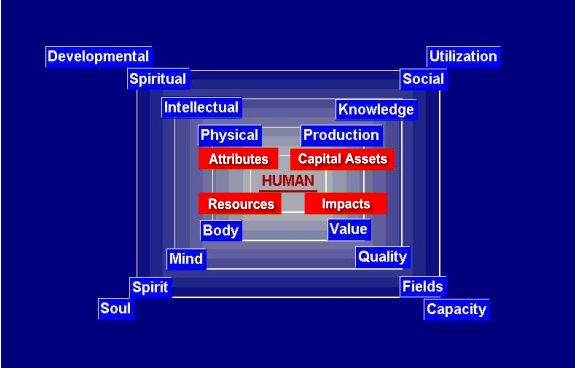 human, intellectual, social, capital
